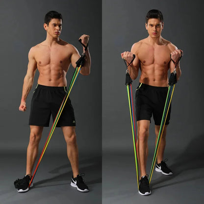 New Pull Rope Workout Bands Resistance Bands Latex Tubes Pedal Excerciser Crossfit Fitness Bodybuilding Elastic Bands Fit